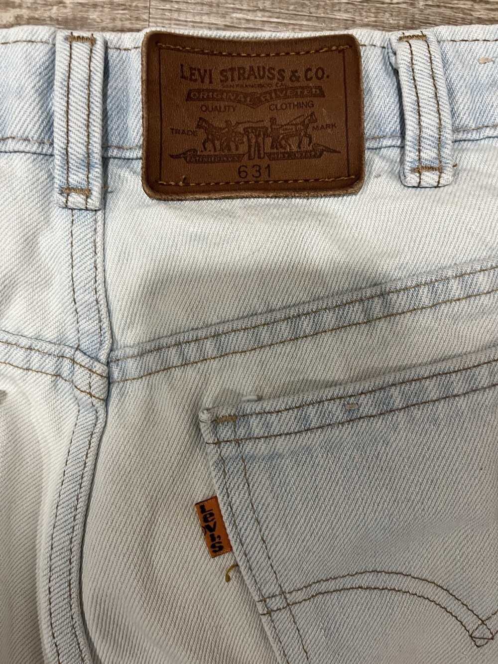 VTG  80s Levi Orange Tab 32x32 34 631 0416  Jeans Canada Made Blue RARE